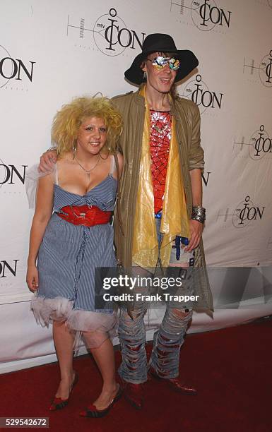 Jesse Camp and date, Liebshen, arriving at the taping of "mtvICON" honoring Aerosmith at Sony Pictures Studios in Culver City.