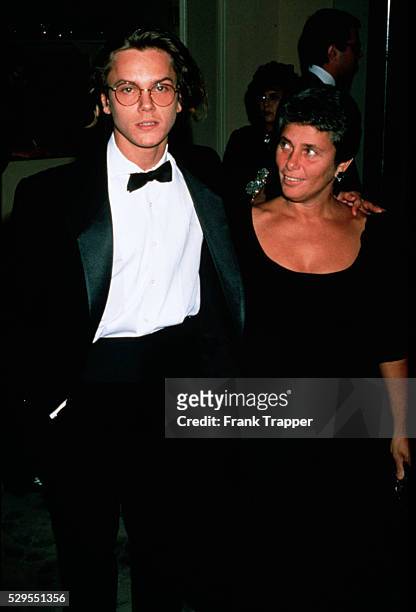 River Phoenix with his mother Arlyn.