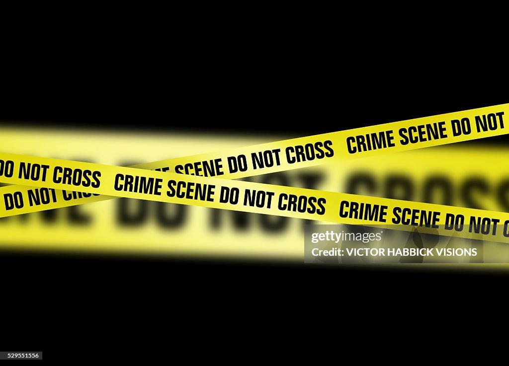Crime scene tape, artwork