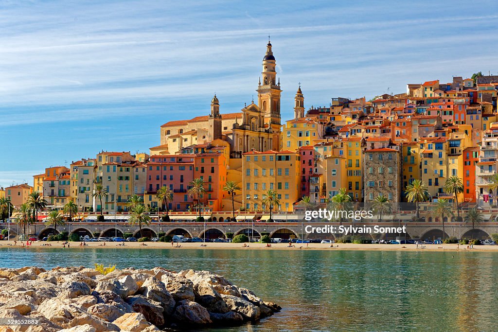 Menton, Cote d'Azur,South of France