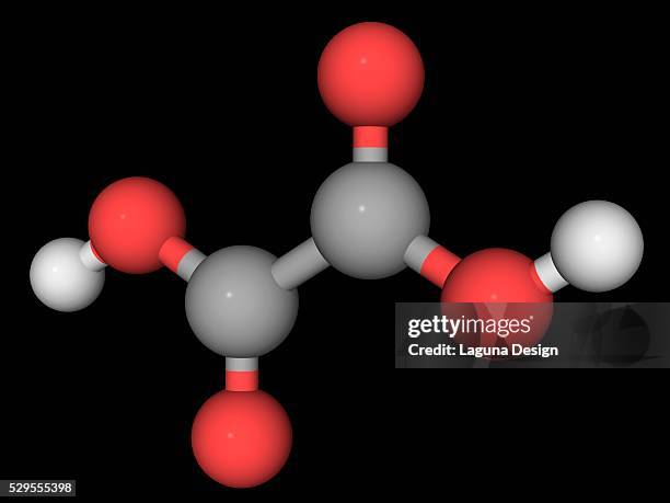 oxalic acid molecule - oxalic acid stock pictures, royalty-free photos & images