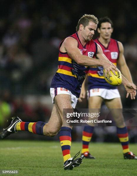 Nick Ricciuto Mark Ricciuto of the Adelaide Crows in action during the AFL round 9 ...