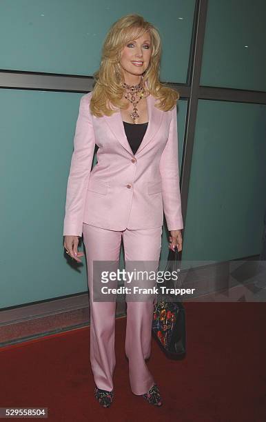 Morgan Fairchild arriving at the premiere of "How To Lose A Guy In 10 Days."