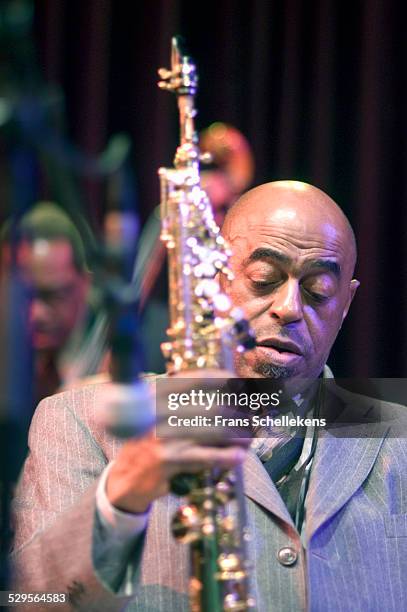 Archie Shepp, saxophone, performs on April 18th 2004 at the BIM huis in Amsterdam, Netherlands.