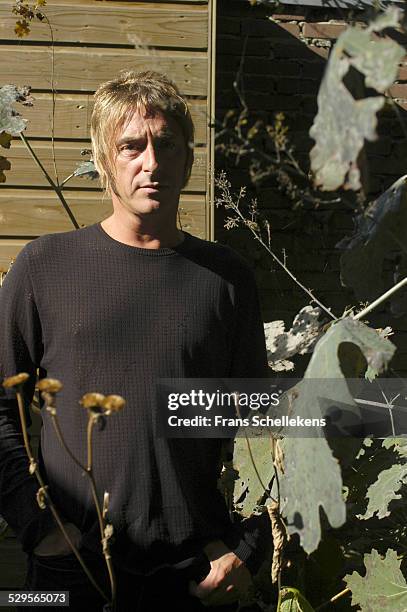 Paul Weller poses on September 18th 2003 in Amsterdam, Netherlands.