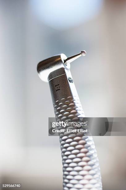 close up of dental drill - tandartsboor stockfoto's en -beelden