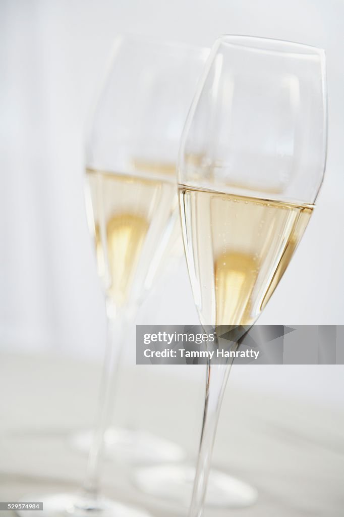 Pair of Champagne Glasses