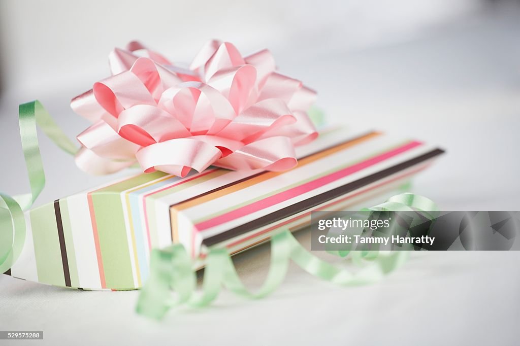 Striped Gift Box