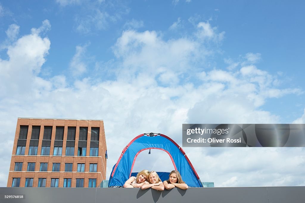 Women in a Tent