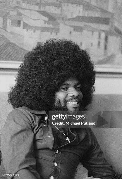 American keyboard player Billy Preston , 5th August 1974.