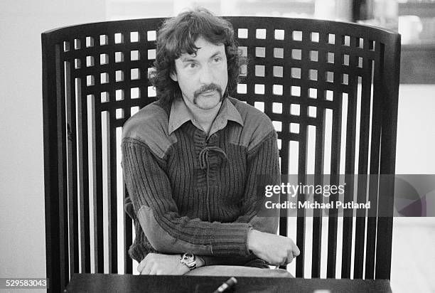 English drummer Nick Mason of rock group Pink Floyd, 9th August 1974.