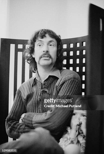 English drummer Nick Mason of rock group Pink Floyd, 9th August 1974.