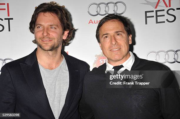 Actor Bradley Cooper and director Bradley O. Cooper arrive at AFI Fest 2012 special screening of Silver Linings Playbook held at the Egyptian Theater...