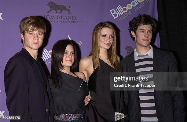 Cast of "The OC" TV series in the press room at the 2003 Billboard Music Awards.