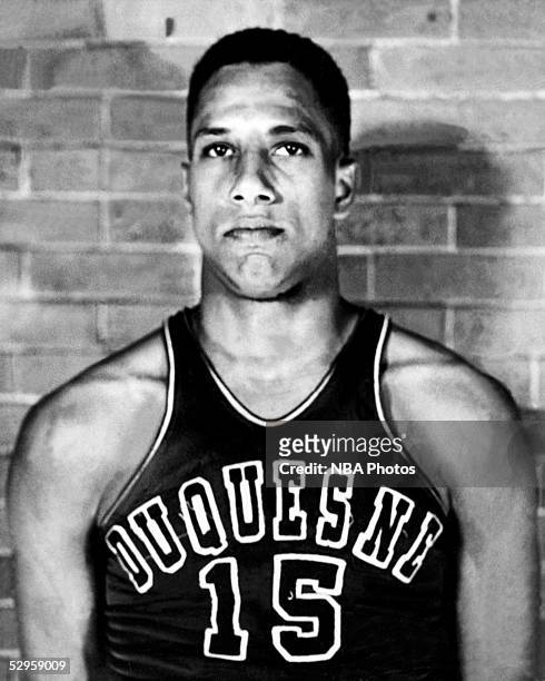 Chuck Cooper of the Boston Celtics poses for a portrait circa 1950. NOTE TO USER: User expressly acknowledges and agrees that, by downloading and/or...
