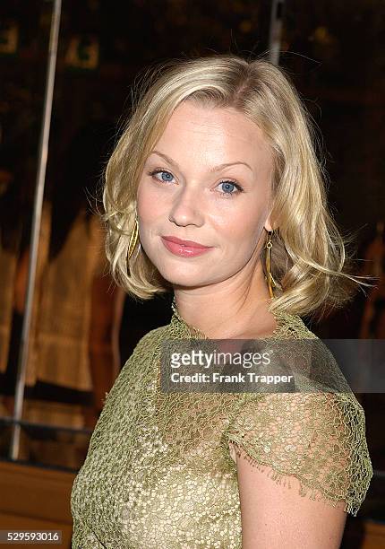 Actress Samantha Mathis arrives at the 30th Annual Saturn Awards, which this year's theme is "A Celebration of the Fantastic".