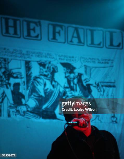 Mark E Smith of the British punk band The Fall performs at standalone London date promoting the six-disc boxset "The Fall: The Complete Peel Sessions...