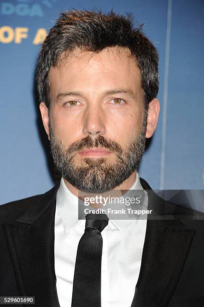 Actor/director Ben Affleck, winner of the Outstanding Directorial Achievement in Feature Film for ?Argo, posing in the press room at the 65th Annual...
