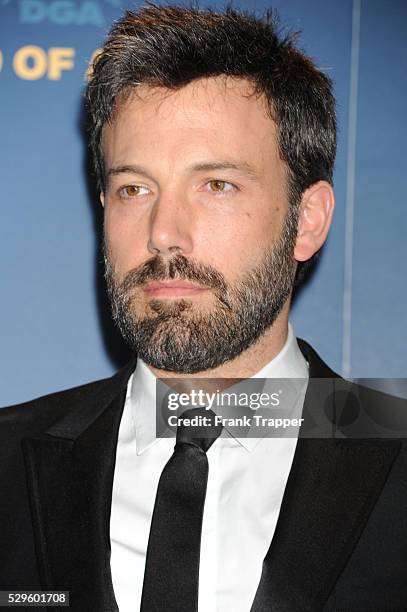 Actor/director Ben Affleck, winner of the Outstanding Directorial Achievement in Feature Film for ?Argo, posing in the press room at the 65th Annual...