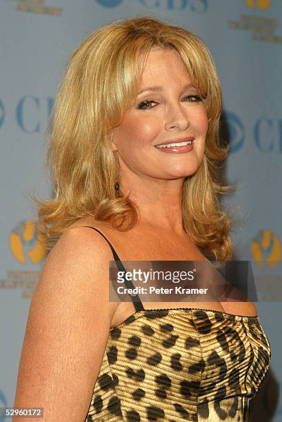 Actress Deidre Hall poses in the press room at the 32nd Annual Daytime Emmy Awards at Radio City Music Hall May 20, 2005 in New York City.