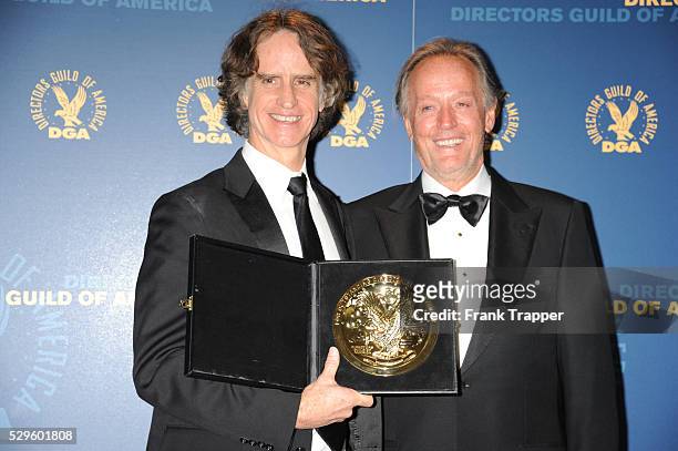 Director Jay Roach , winner of the Outstanding Directorial Achievement in Movies for Television and Mini-Series for Game Change and presenter, actor...