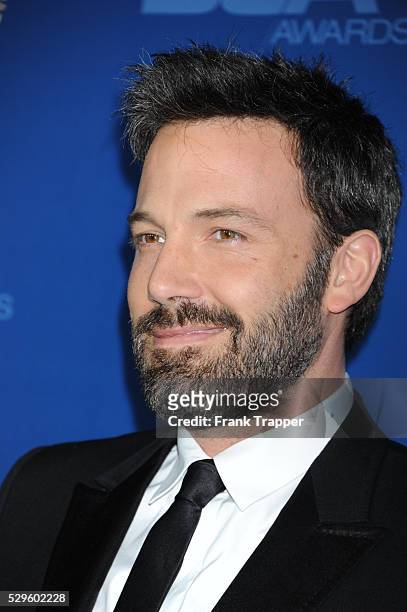 Actor Ben Affleck arrives at the 65th Annual Directors Guild Awards held at the Ray Dolby Ballroom at Hollywood & Highland.