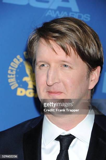 Director Tom Hooper arrives at the 65th Annual Directors Guild Awards held at the Ray Dolby Ballroom at Hollywood & Highland.