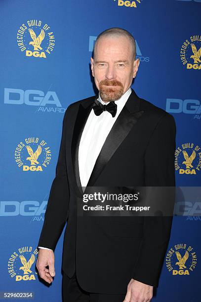 Actor Bryan Cranston arrives at the 65th Annual Directors Guild Awards held at the Ray Dolby Ballroom at Hollywood & Highland.