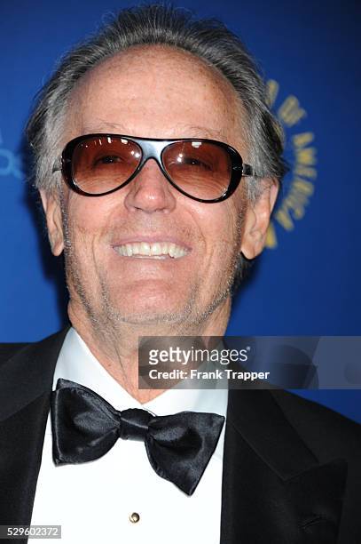 Actor Peter Fonda arrives at the 65th Annual Directors Guild Awards held at the Ray Dolby Ballroom at Hollywood & Highland.