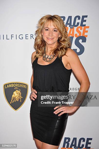 Actress Megyn Price arrives at the 17th Annual Race to Erase MS event co-chaired by Nancy Davis and Tommy Hilfiger at the Hyatt Regency Century Plaza...