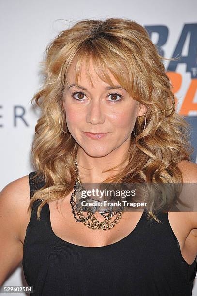 Actress Megyn Price arrives at the 17th Annual Race to Erase MS event co-chaired by Nancy Davis and Tommy Hilfiger at the Hyatt Regency Century Plaza...