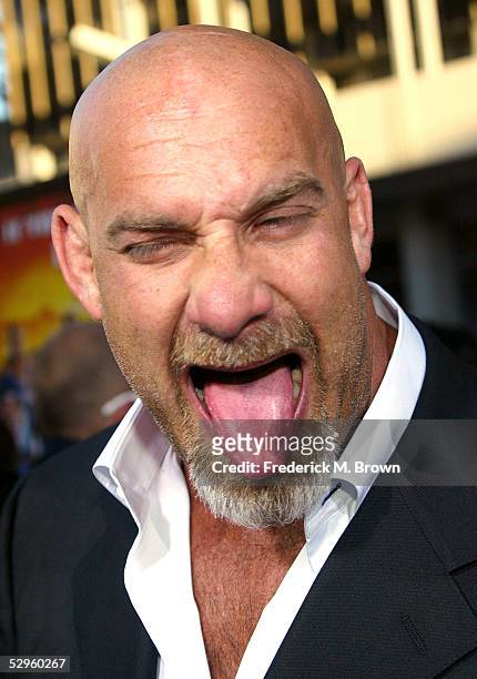 Actor Bill Goldberg attends the film premiere of The Longest Yard at Graumans Chinese Theater on May 19, 2005 in Hollywood, California.