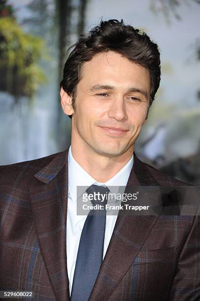 Actor James Franco arrives at the premiere of Oz: The Great and Powerful held at the El Capitan Theater in Hollywood.