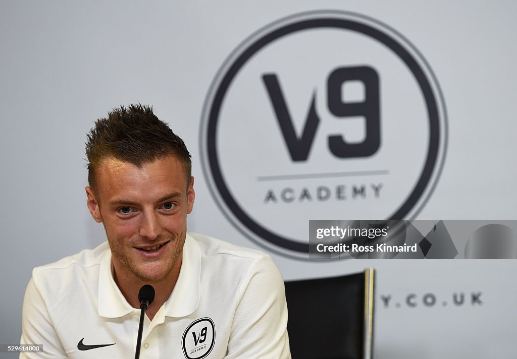 Jamie Vardy's V9 Academy Launch