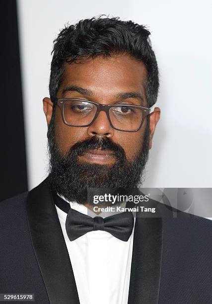 Romesh Ranganathan poses in the winners room at the House Of Fraser British Academy Television Awards 2016 at the Royal Festival Hall on May 8, 2016...