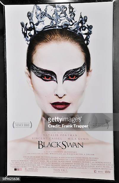 "Black Swan" movie poster at AFI FEST 2010 presented by Audi held at Grauman's Chinese Theater in Hollywood.