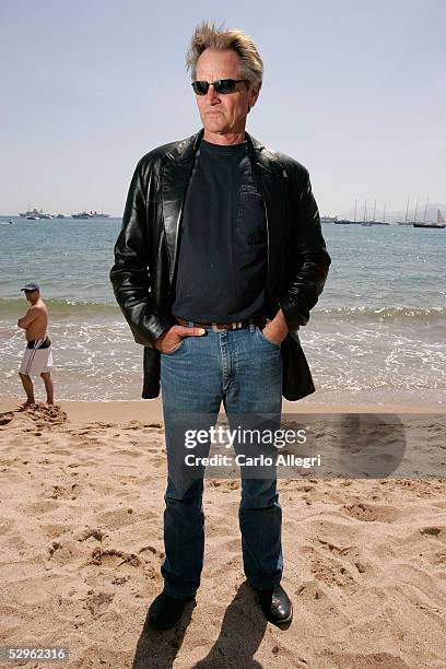 Actor Sam Shepard poses for a portrait while promoting the film "Don't Come Knocking" at the 58th International Cannes Film Festival May 20, 2005 in...