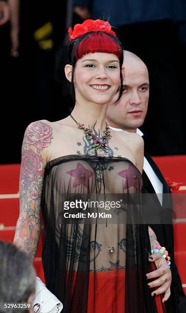 Guest attends the Closing Ceremony and premiere of "Chromophobia" at the Palais during the 58th International Film Festival May 21, 2005 in Cannes,...