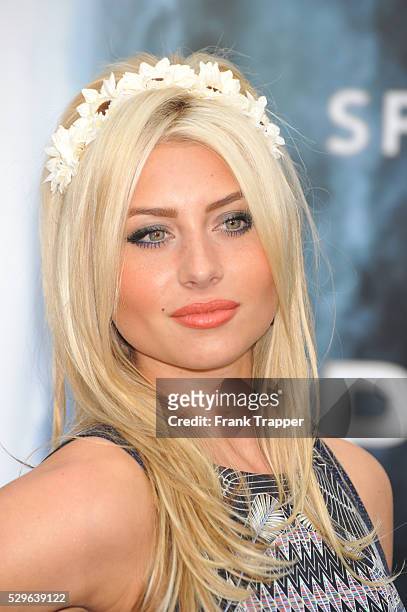 Actress Alyson Michalka arrives at the Premiere of Paramount Pictures' "Super 8" held at the Regency Village Theater in Westwood.