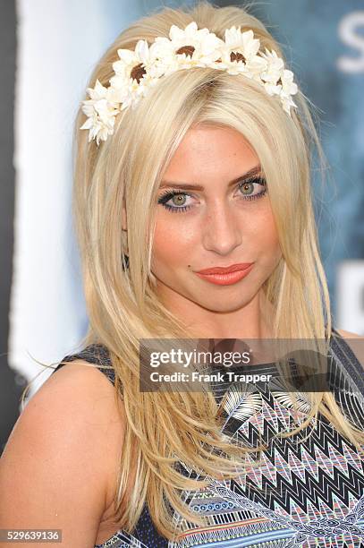 Actress Alyson Michalka arrives at the Premiere of Paramount Pictures' "Super 8" held at the Regency Village Theater in Westwood.