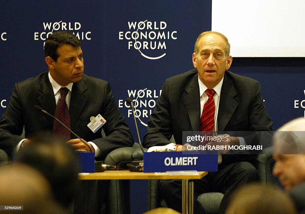 Ehud Olmert (R), Vice-Prime Minister and