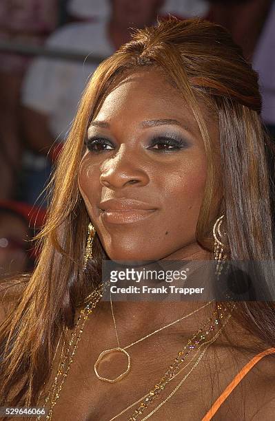 Tennis player Serena Williams arrives at the 12th Annual ESPY Awards at the Kodak Theatre in Hollywood. Williams won her second award for Best Female...