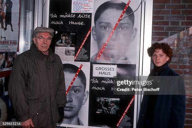 Michal Piotrowski , Artur Pontek , Kino-Premiere vom ZDF-Dokumentar-Spielfilm "Das Heimweh des Walerjan Wrobel" am in Bremen, Deutschland.