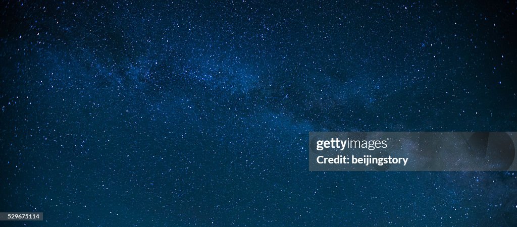 Milky Way cielo nocturno