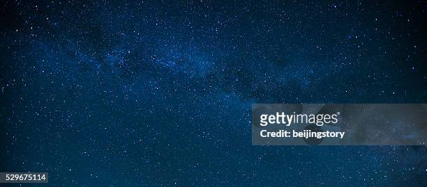 milky way night sky - north stock pictures, royalty-free photos & images