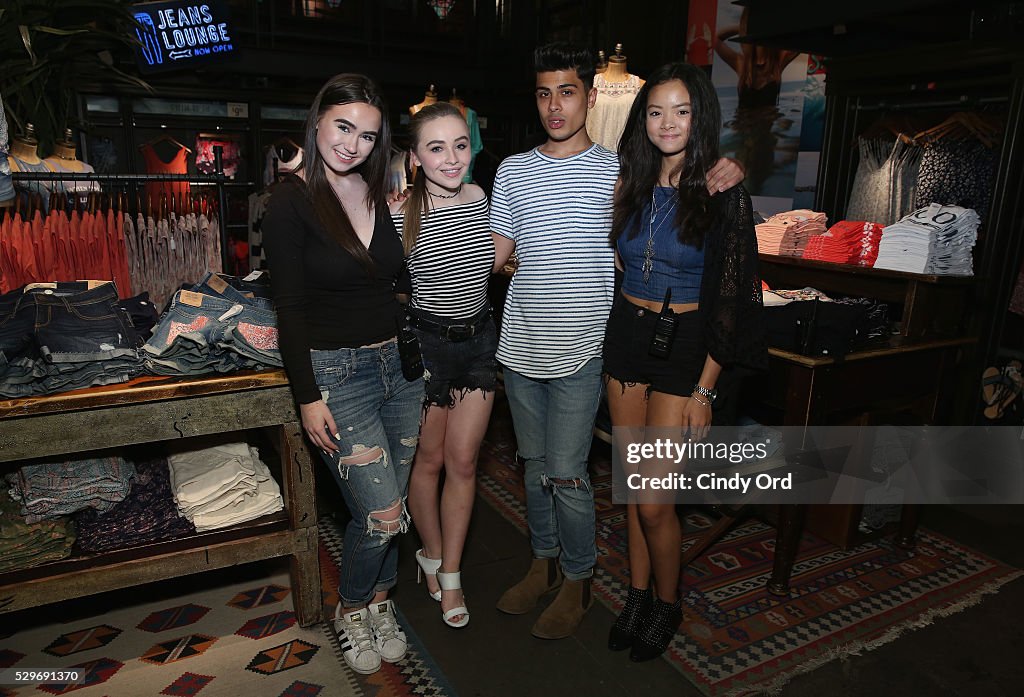 Hollister And Sabrina Carpenter DIY In-Store Event