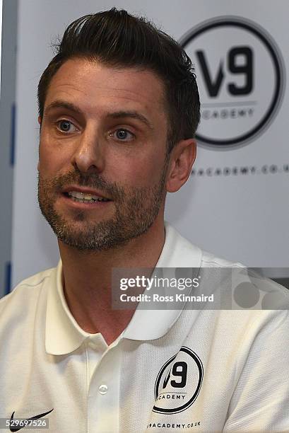 John Morris of Key Sports Management who is the agent of footballer Jamie Vardy pictured diring a press conference at the launch of the Jamie Vardy...
