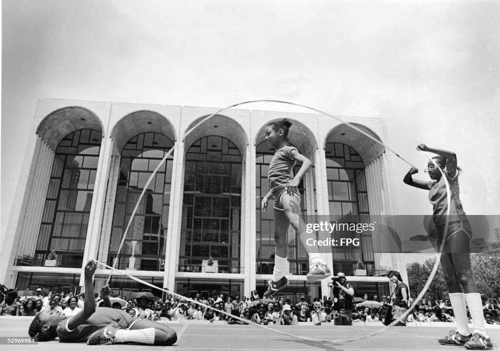 Double Dutch Skipping At Lincoln Center