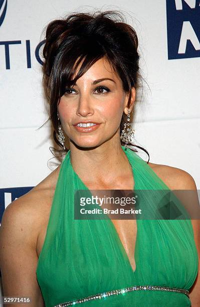 Actress Gina Gershon arrives at the "Fish Fry" All-Star Roast Of Fisher Stevens Benefiting Naked Angels at the Puck Building on May 23, 2005 in New...