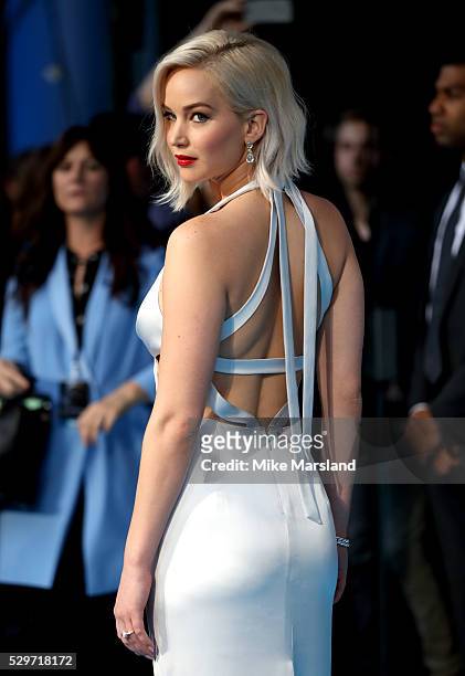 Jennifer Lawrence attends a Global Fan Screening of "X-Men Apocalypse" at BFI IMAX on May 9, 2016 in London, England.